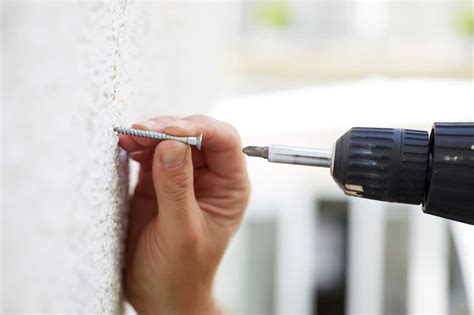 screwing into stucco